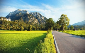 landscape, road