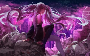 Hatsune Miku, Vocaloid, anime girls, artwork