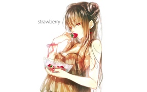 strawberries, original characters