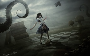 artwork, fantasy art, Alice in Wonderland