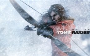 snow, bow and arrow, Rise of the Tomb Raider