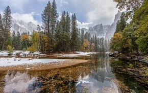 landscape, nature, river