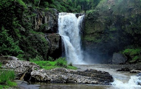 landscape, nature, waterfall