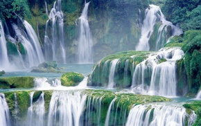 waterfall, landscape, nature, photography