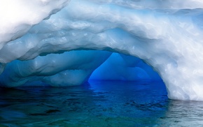 landscape, iceberg, nature, ice
