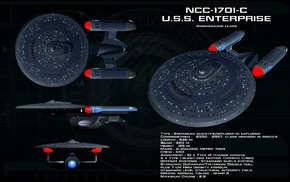 Star Trek, spaceship, USS Enterprise spaceship