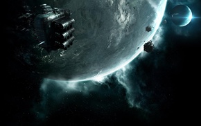 galaxy, EVE Online, space, Gallente, planet, science fiction