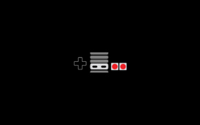 Nintendo Entertainment System, video games, controllers, minimalism