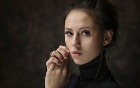 girl, portrait, model, Catherine Timokhina, face