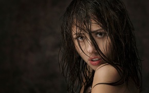 wet hair, Catherine Timokhina, girl, portrait, model, face