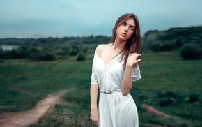 girl, model, nature, Vika Viktoriya
