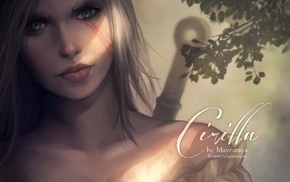 The Witcher 3 Wild Hunt, Ciri, white hair