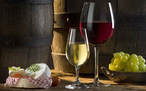 glass, cheese, grapes, food, wine