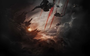 skydiving, Godzilla, movies