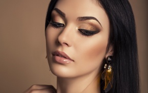 face, portrait, model, girl