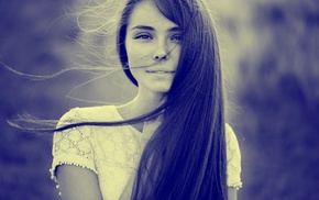 girl, face, portrait, model