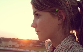 girl, portrait, model, face