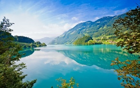 lake, mountain, nature, landscape, turquoise