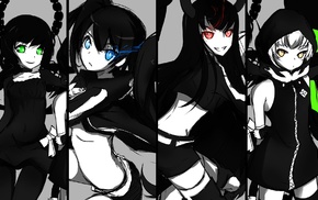Black Rock Shooter, Koutari Yuu, anime girls, Irino Saya, anime, Kuroi Mato