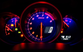 Mazda RX, 8, speedometer, tachometer
