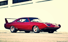 red cars, car, Dodge Daytona