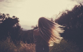 long hair, model, blonde, girl
