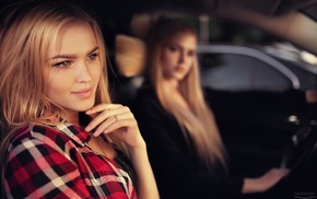 Alena Emelyanova, twins, Alla Emelyanova, Ivan Gorokhov, blonde, model