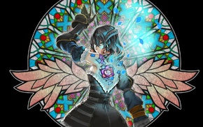 stained glass, Bloodstained Ritual of the Night, video games, Miriam Bloodstained, video game girls