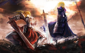 Saber, anime