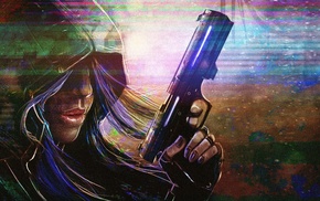 gun, fantasy art