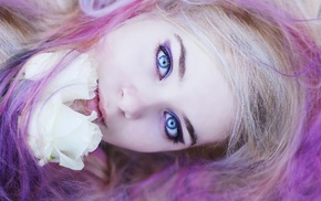 face, blue eyes, girl, model