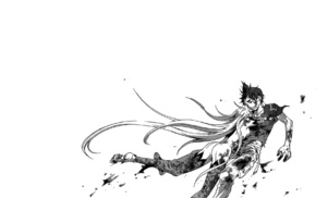 monochrome, manga, Deadman Wonderland