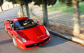 Ferrari, red cars, Ferrari 458, car