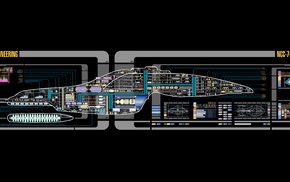 USS Voyager, Star Trek, LCARS