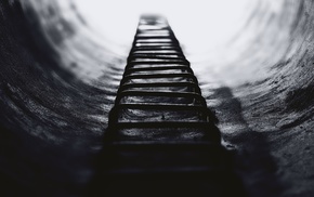 blurred, photography, ladders, depth of field, metal