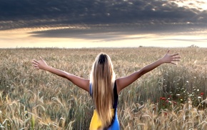 nature, model, girl