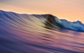 nature, waves, long exposure