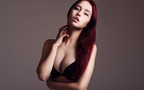 model, lingerie, girl, redhead