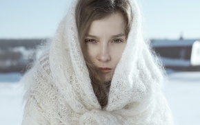 girl, face, portrait, model