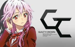 Yuzuriha Inori, anime, Guilty Crown, anime girls, pink hair