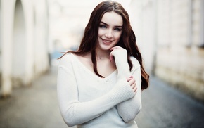 girl, portrait, face
