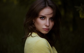 girl, portrait, face
