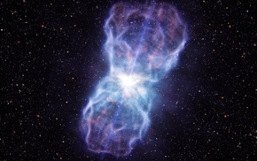 quasars, space