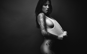 girl, tattoo