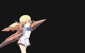 Infinite Stratos, Dunois Charlotte, anime girls, simple background