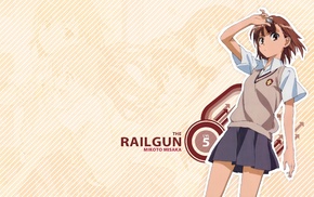 anime, miniskirt, Misaka Mikoto, To Aru Kagaku no Railgun, school uniform