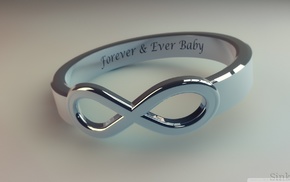 eternity, jewelry, rings