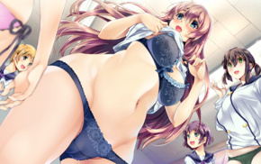anime girls, bra, Sukui no Serenade, anime, underwear, panties