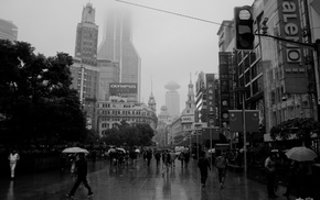 Shanghai, cityscape, city