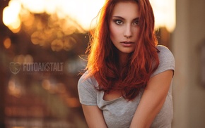 face, model, nose rings, Victoria Ryzhevolosaya, redhead, girl